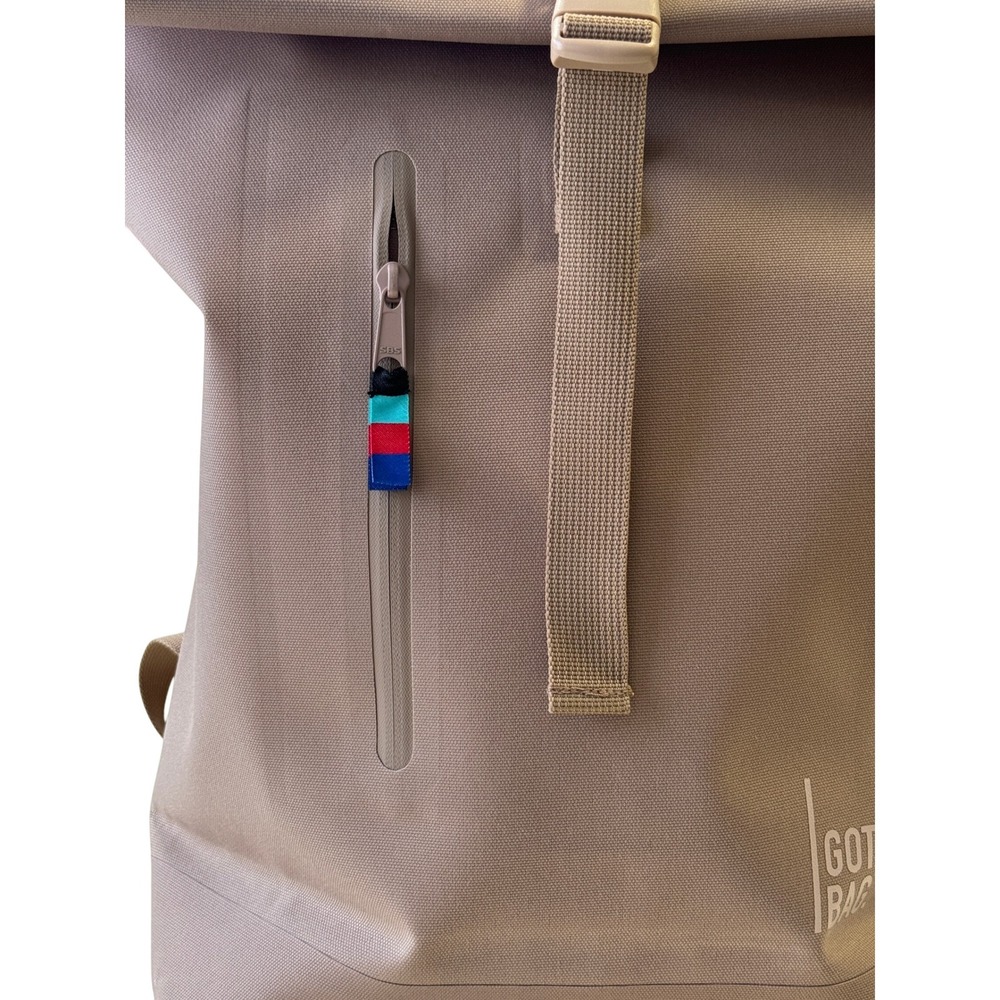 GOT BAG Rolltop‎ Lite Backpack Driftwood Tan Eco Friendly Laptop Sleeve NWT Hike - Picture 2 of 16